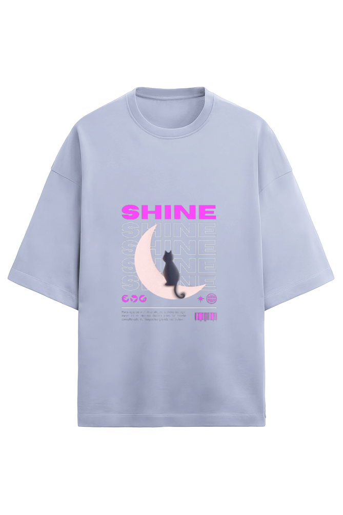 SHINE  UNISEX OVERSIZE TERRY PREMIUM T SHIRT